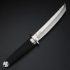 Outdoor hunting knife anti-skid handle survival knife camping hiking mountain climbing fishing knives hand tools with sheath - Image 3
